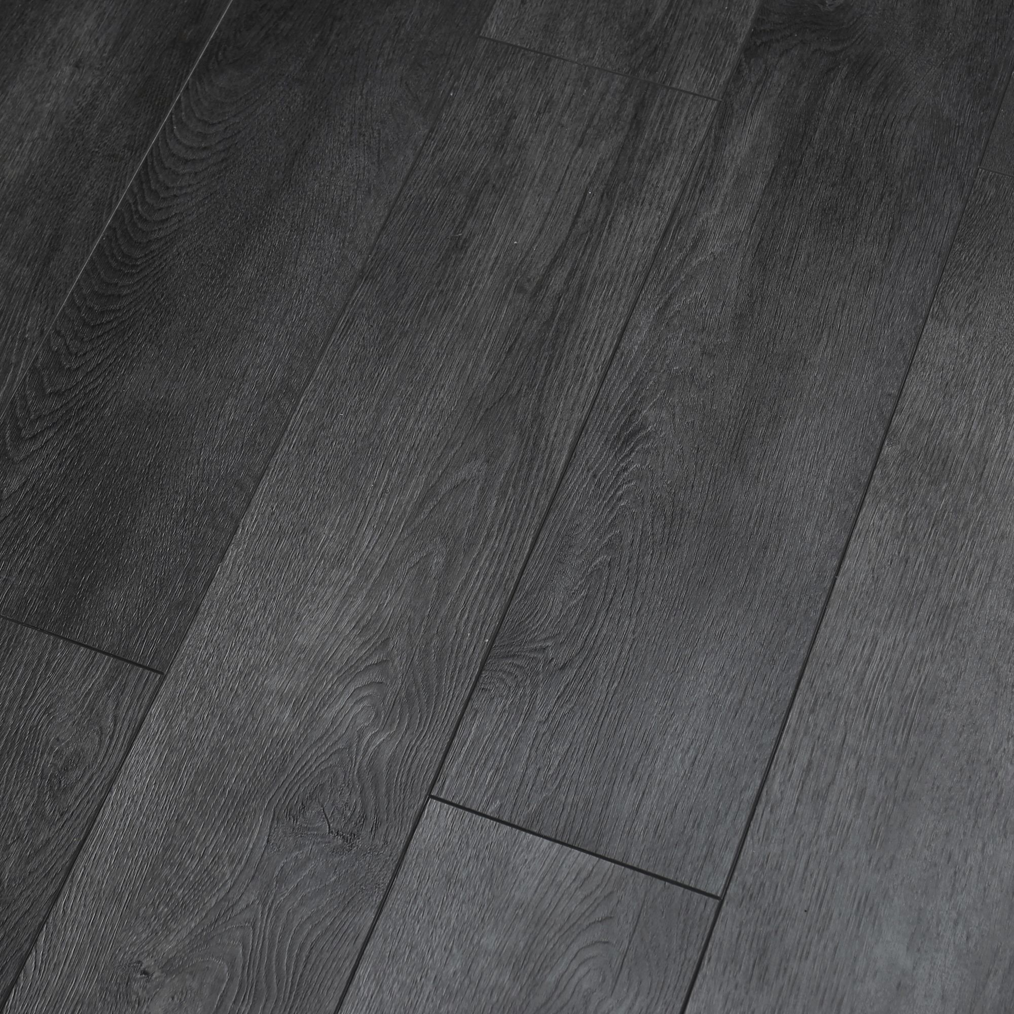 Novocore Embossed Dark Grey Luxury Vinyl Flooring - 1.98m2