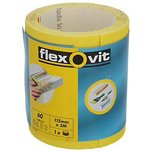 Flexovit Premium Medium Sandpaper Roll - 2.5m