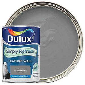 Dulux Simply Refresh One Coat Feature Wall Paint - Urban Obsession - 1.25L