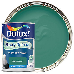 Dulux Simply Refresh One Coat Feature Wall Paint - Emerald Glade - 1.25L