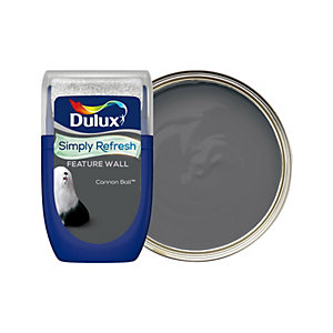 Dulux Simply Refresh One Coat Feature Wall Paint - Cannon Ball Tester Pot - 30ml