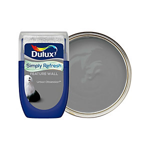 Dulux Simply Refresh One Coat Feature Wall Paint - Urban Obsession Tester Pot - 30ml
