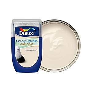 Dulux Simply Refresh One Coat Paint - Natural Calico Tester Pot - 30ml