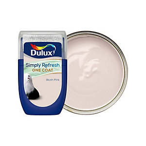 Dulux Simply Refresh One Coat Paint - Blush Pink Tester Pot - 30ml