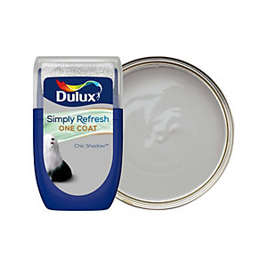 Dulux Simply Refresh One Coat Paint - Chic Shadow Tester Pot - 30ml