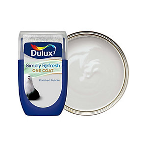 Dulux Simply Refresh One Coat Paint - Polished Pebble Tester Pot - 30ml