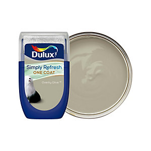 Dulux Simply Refresh One Coat Paint - Overtly Olive Tester Pot - 30ml