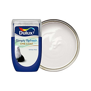 Dulux Simply Refresh One Coat Paint - White Mist Tester Pot - 30ml