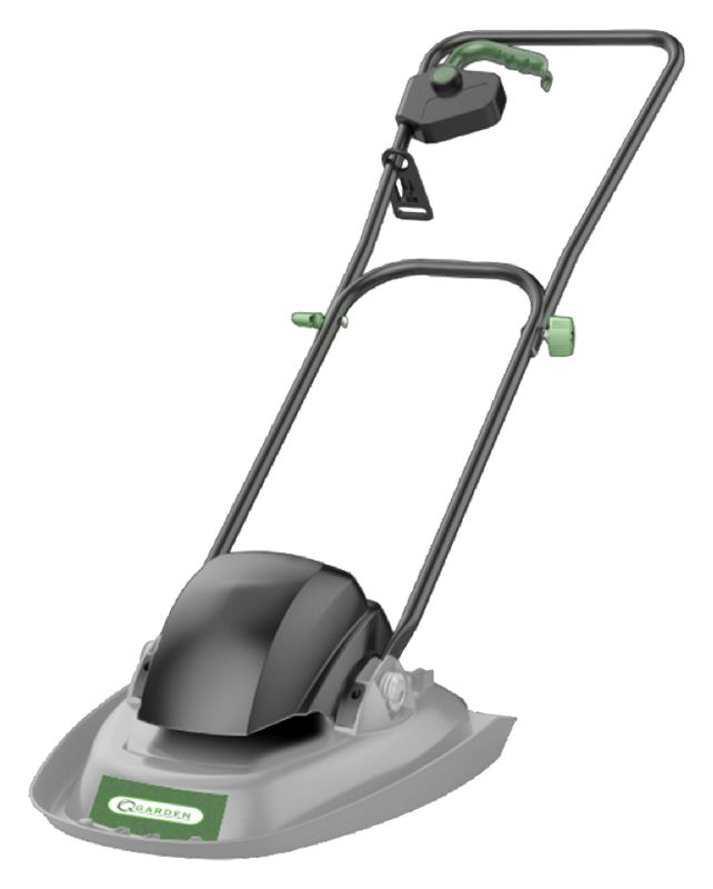 Q Garden 1000W Electric Hover Lawnmower - 30cm