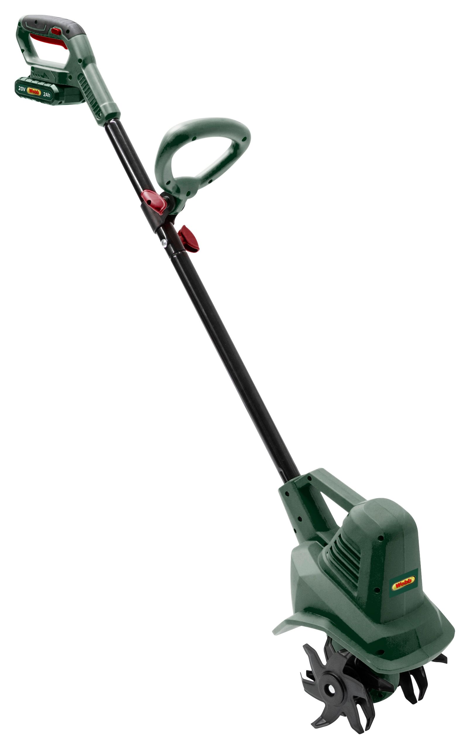 Webb 20V Cordless Tiller with 20V 2Ah Battery & Charger - 19cm