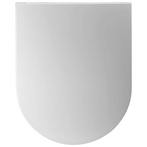 Wickes Soft Close Thermoset D Shaped Toilet Seat