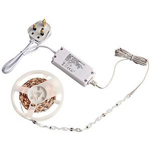 Saxby Bendable LED Strip Light - Five metre - Cool White