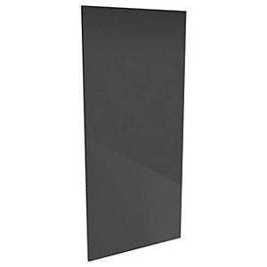Orlando Dark Grey Gloss Slab Appliance Door (A) - 600 x 1319mm