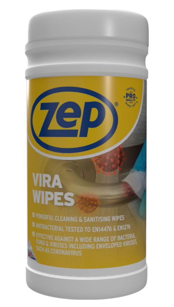 Image of Zep Vira Wipes - Pack of 100