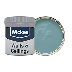 Wickes Ostrich Egg Blue - No. 936 Vinyl Matt Emulsion Paint Tester Pot - 50ml
