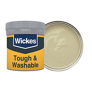 Wickes Fawn Green - No. 801 Tough & Washable Matt Emulsion Paint Tester Pot - 50ml