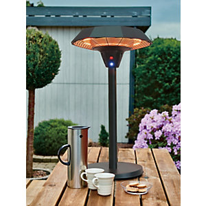 Charles Bentley 2000W Electric Table Top Outdoor Patio Heater