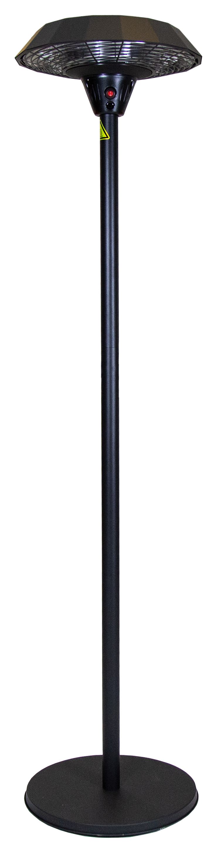 Charles Bentley 2000W Black Electric Floor Standing Outdoor Patio Heater