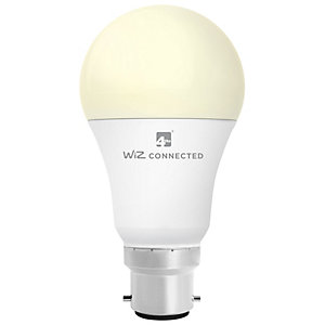 4lite WiZ Connected SMART Wi-Fi GLS (BC) Light Bulb - Warm White