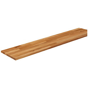 Natural Oak Shelf 1800x300x27mm
