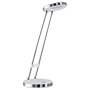 Eglo Gexo LED Table Lamp - White & Chrome
