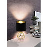 Eglo Carlton 2 Table Lamp - Black & Gold