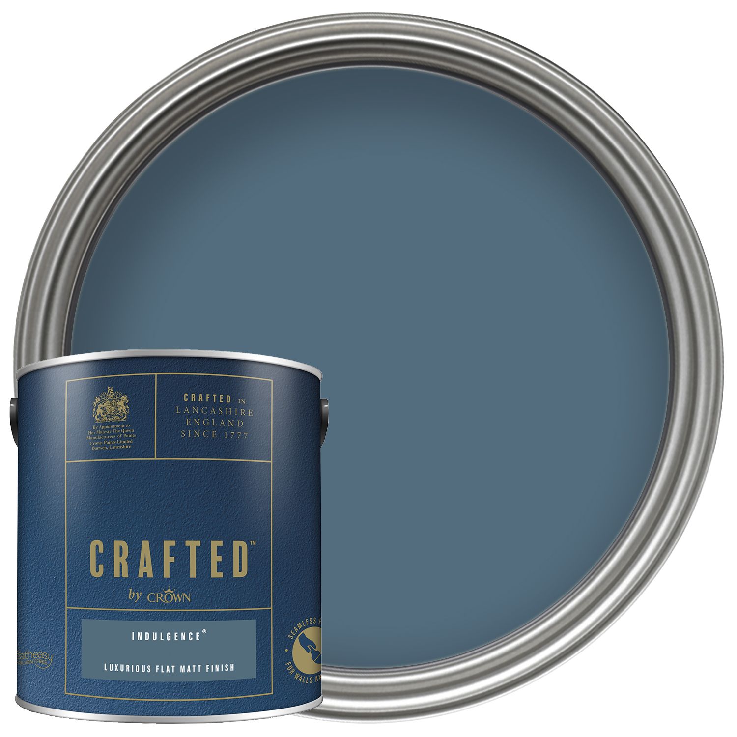 CRAFTED™ by Crown Flat Matt Emulsion Interior Paint - Indulgence™ - 2.5L