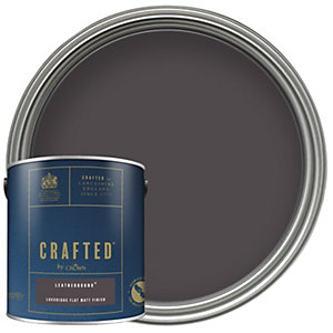 CRAFTED by Crown Flat Matt Emulsion Interior Paint - Leatherbound - 2.5L