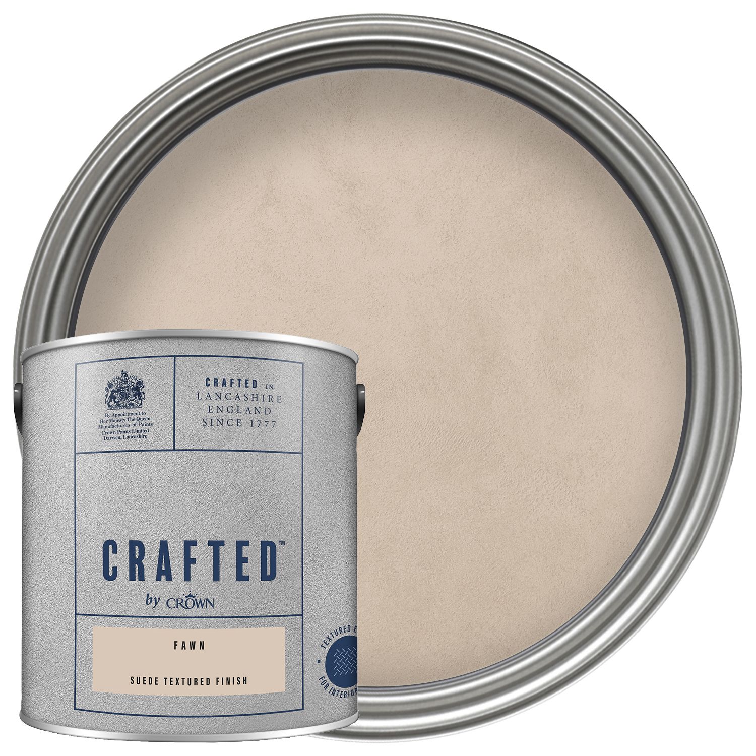 CRAFTED™ by Crown Emulsion Interior Paint - Textured Fawn™ - 2.5L