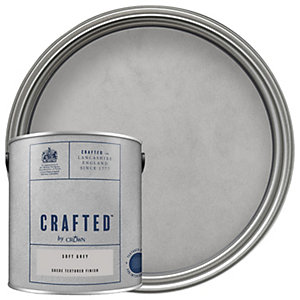 CRAFTED by Crown Emulsion Interior Paint - Textured Soft Grey - 2.5L
