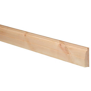 Ovolo Natural Pine Architrave - 19mm x 69mm x 2.1m - Pack of 5