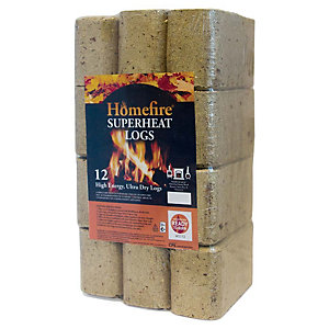 Homefire Superheat Logs - Pack of 12