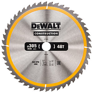 DEWALT DT1959-QZ 48 Teeth Construction Smooth Cut Circular Saw Blade - 305 x 30mm