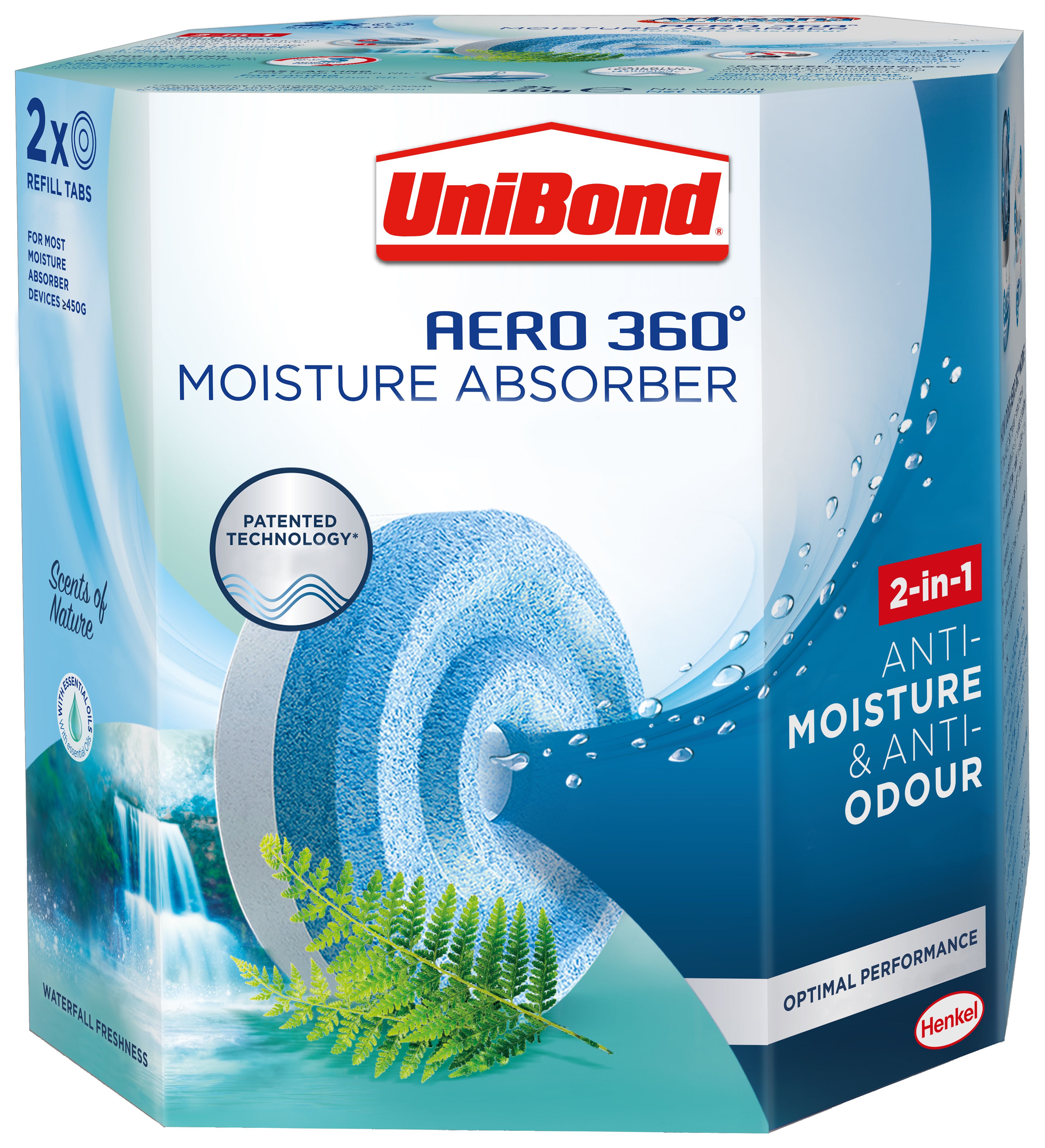 Image of UniBond Aero 360 Waterfall Freshness Refill