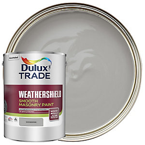 Dulux Trade Weathershield Smooth Masonry Paint - Goosewing 5L