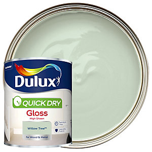 Dulux Quick Drying Gloss Paint - Willow Tree - 750ml