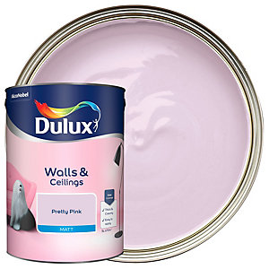 Dulux Matt Emulsion Paint - Pretty Pink - 5L