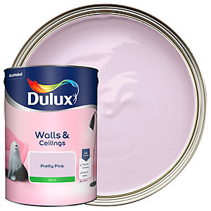 Dulux Silk Emulsion Paint - Pretty Pink - 5L