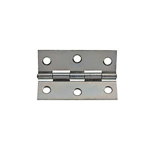 Wickes Butt Hinge - Zinc Plated 63mm Pack of 20