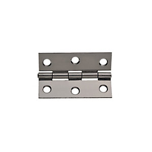 Wickes Butt Hinge - Stainless Steel 63mm Pack of 2