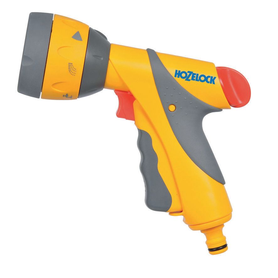 Hozelock Garden Hose Pipe Multi Spray Gun Plus