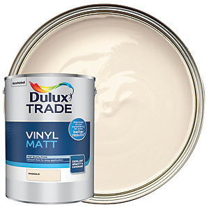 Dulux Trade Vinyl Matt Emulsion Paint - Magnolia - 5L