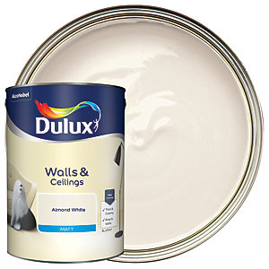 Dulux Matt Emulsion Paint - Almond White - 5L