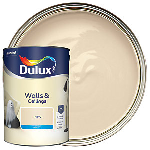 Dulux Matt Emulsion Paint - Ivory - 5L