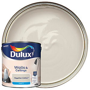 Dulux Matt Emulsion Paint - Egyptian Cotton - 2.5L