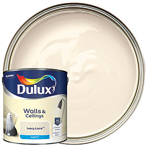 Dulux Matt Emulsion Paint - Ivory Lace - 2.5L