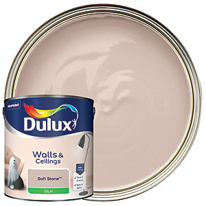 Dulux Silk Emulsion Paint - Soft Stone - 2.5L