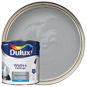 Dulux Matt Emulsion Paint - Warm Pewter - 2.5L