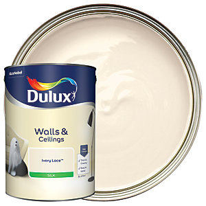 Dulux Silk Emulsion Paint - Ivory Lace 5L