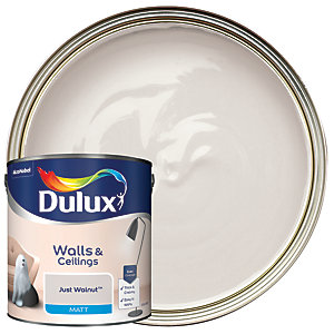 Dulux Matt Emulsion Paint - Just Walnut - 2.5L
